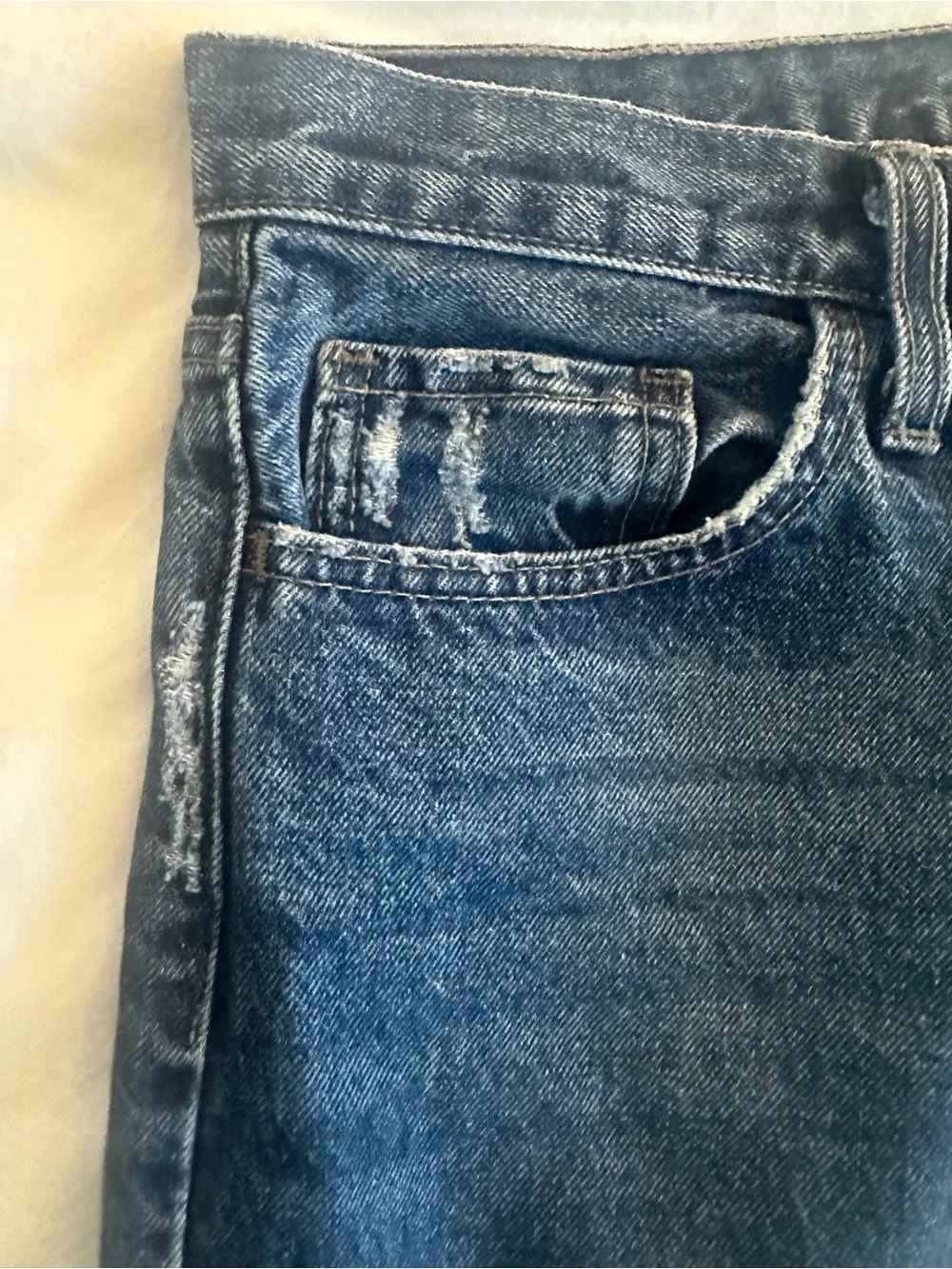 Just Black Classic Dark Blue Wide-Leg Jeans - Picture 6 of 6